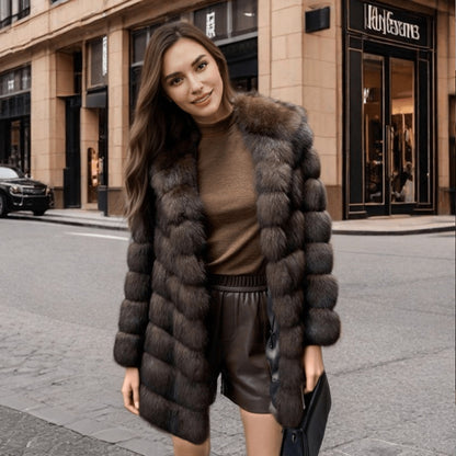 Casual Warm Loose Commuter Fur Coat