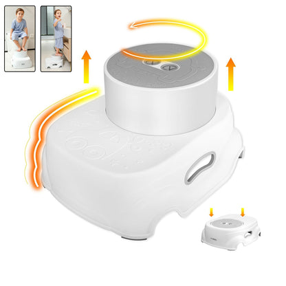 Padded 2-Step Step Stool, 2-Step Footstool - Step Stool Non-slip, Portable, Space-saving Design For Bathroom, Kitchen, Bedroom, Classroom - Easy To Clean, Sturdy And Comfortable