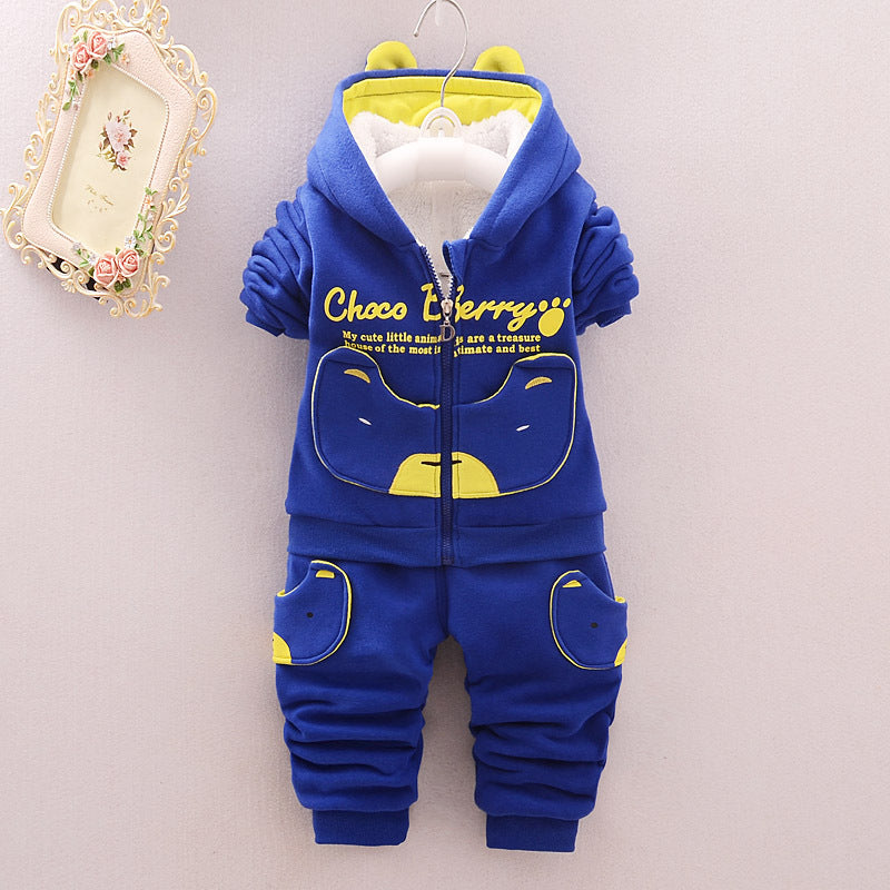 Children's autumn and winter coat suit