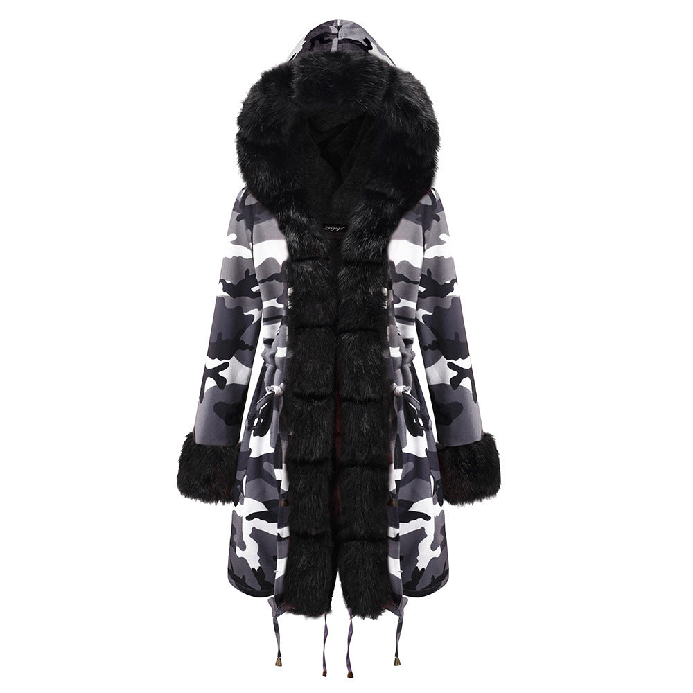 Fur Collar Coat Plus Size Winter Coat