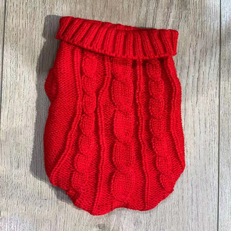 Autumn And Winter Thick Small Size Dog Baby Sweater