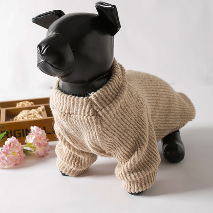 Pet Dog Clothes Sweater Pullover Bichon Pomeranian Teddy Schnauzer Small Dog