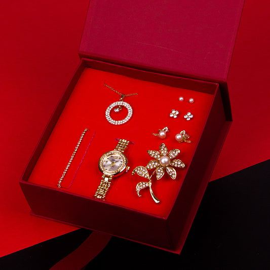 Watch Brooch Small Gift High Sense To Give Mom Cross-border Gift