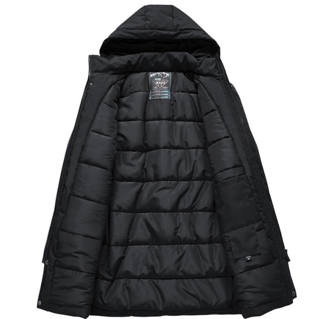 Men's Winter Mid-length Cotton Coat