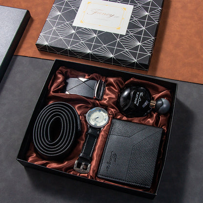 Cross-Border Men's Gift Business Gift Suit Belt Wallet For Boyfriend Valentine's Day Christmas Gift