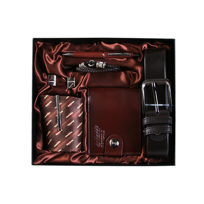 Cross-Border Men's Gift Business Gift Suit Belt Wallet For Boyfriend Valentine's Day Christmas Gift