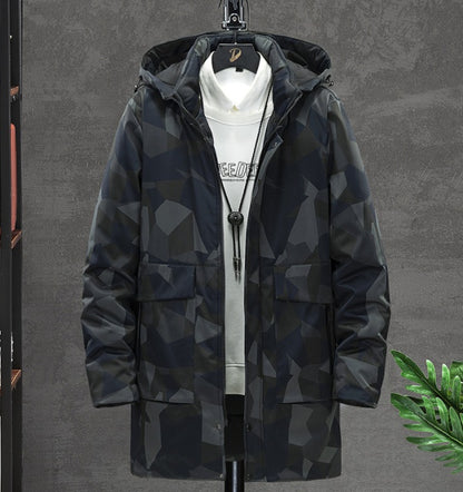 Men's Winter Mid-length Cotton Coat