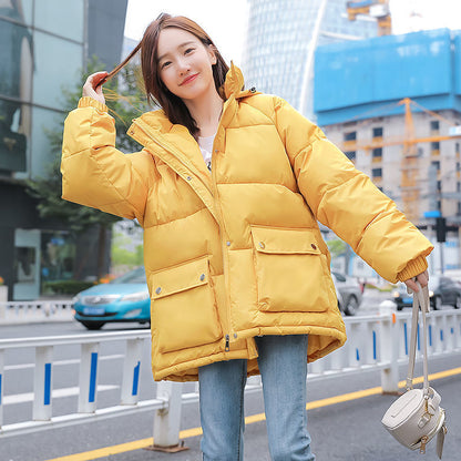Fashion Simple Autumn And Winter Loose Padded Jacket Women