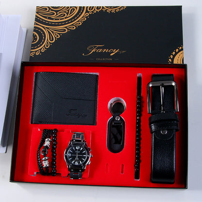 Cross-Border Men's Gift Business Gift Suit Belt Wallet For Boyfriend Valentine's Day Christmas Gift