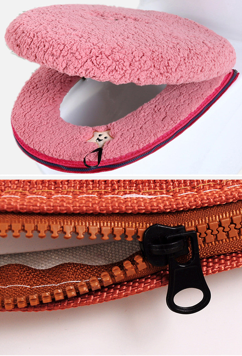 Fashion Heating Toilet Decoration Full Toilet Seat Cushion