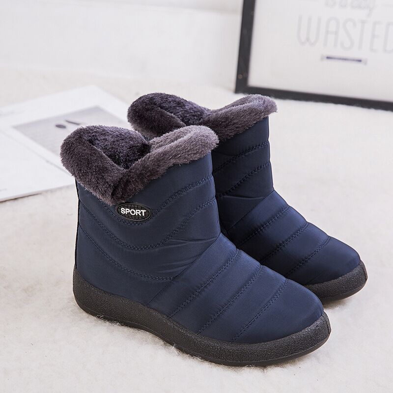 Winter Fashion Plus Size Women Plus Velvet Long Snow Boots