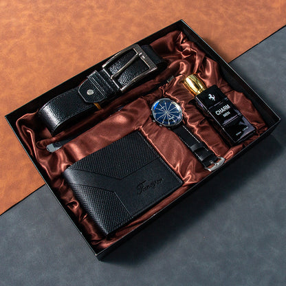 Cross-Border Men's Gift Business Gift Suit Belt Wallet For Boyfriend Valentine's Day Christmas Gift