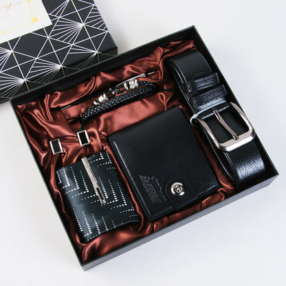 Cross-Border Men's Gift Business Gift Suit Belt Wallet For Boyfriend Valentine's Day Christmas Gift