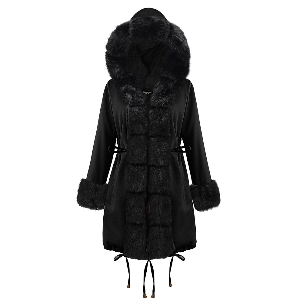 Fur Collar Coat Plus Size Winter Coat