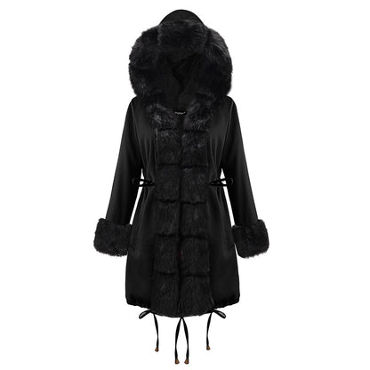Fur Collar Coat Plus Size Winter Coat