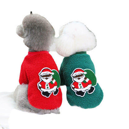 Dog Clothes Autumn And Winter Pet Clothes New Teddy Small Dog Pet Clothing Winter 21 Christmas Tree Fluffy Jacket