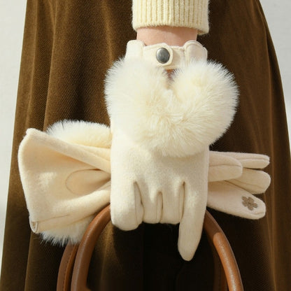 Winter New Cashmere Gloves For Women