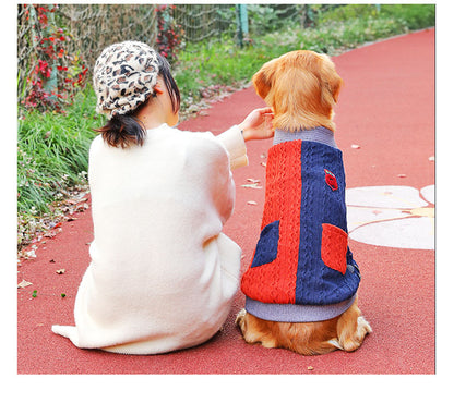 Pet Winter Thickening Large Dog Clothes Sweater