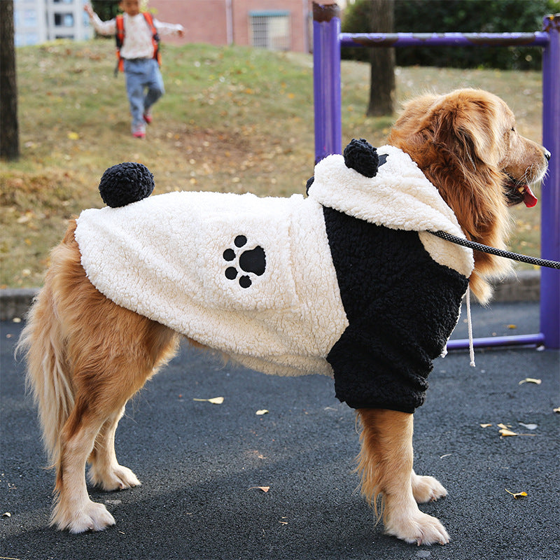 Medium And Large Dogs Thickened Pet Autumn And Winter Clothing