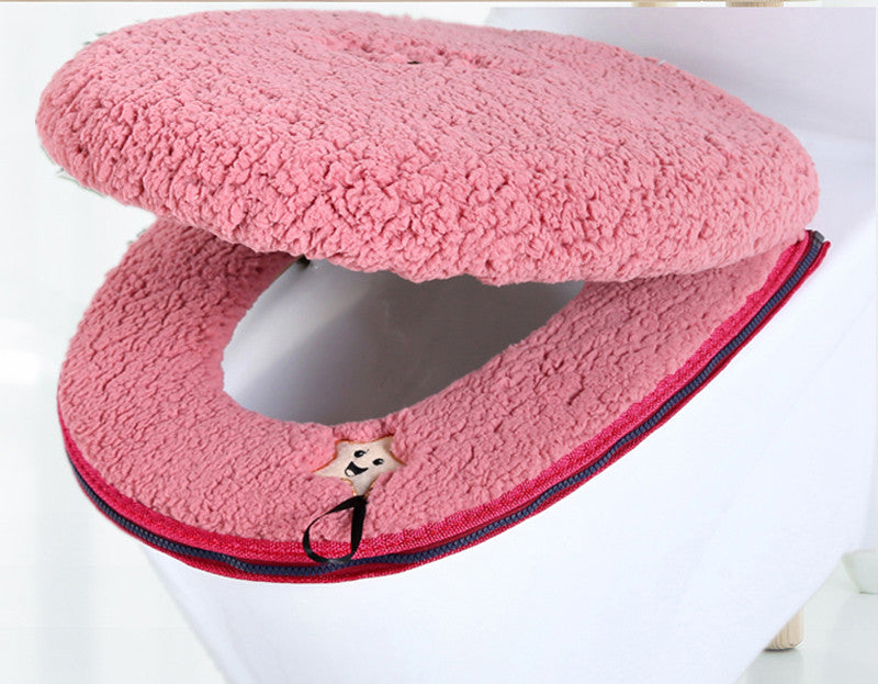 Fashion Heating Toilet Decoration Full Toilet Seat Cushion