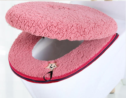 Fashion Heating Toilet Decoration Full Toilet Seat Cushion