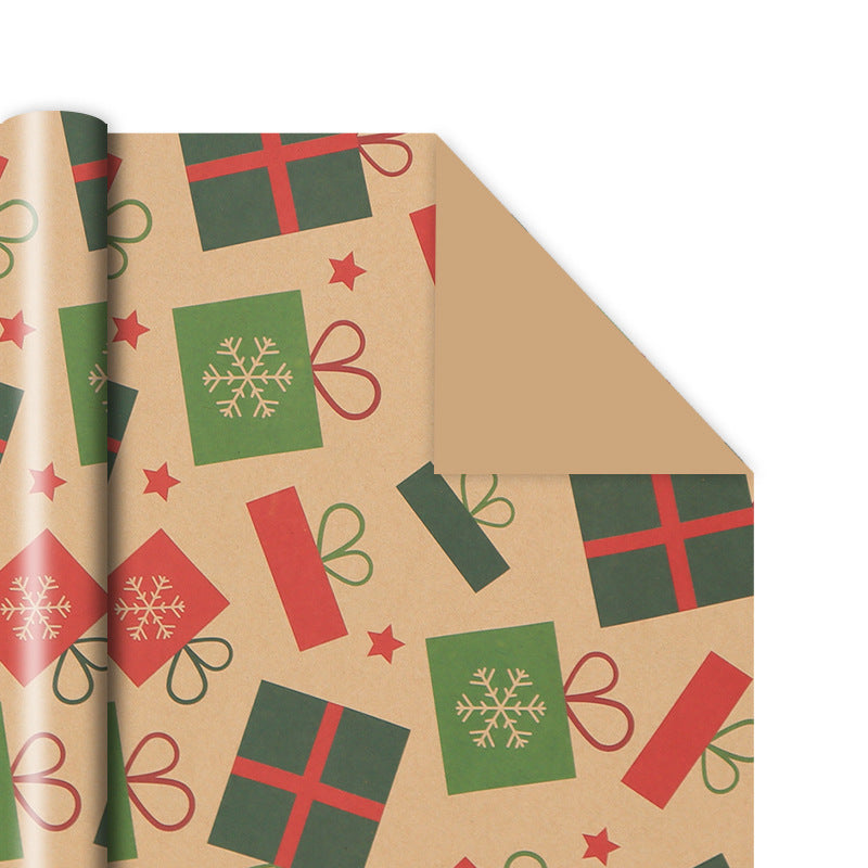Christmas Gift Packaging Kraft Paper Vintage Gift